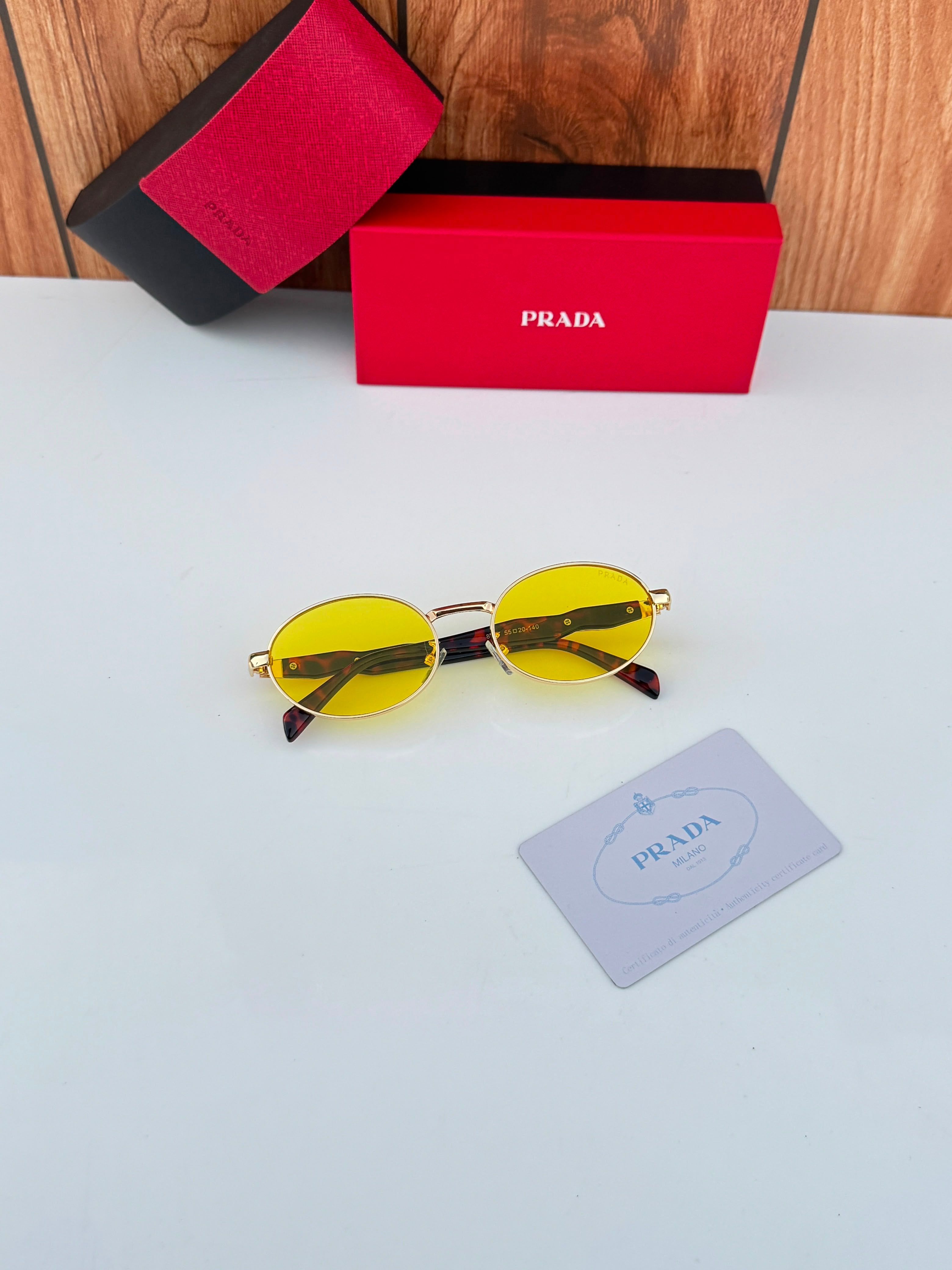 Pra_da yellow gold unisex with box kit