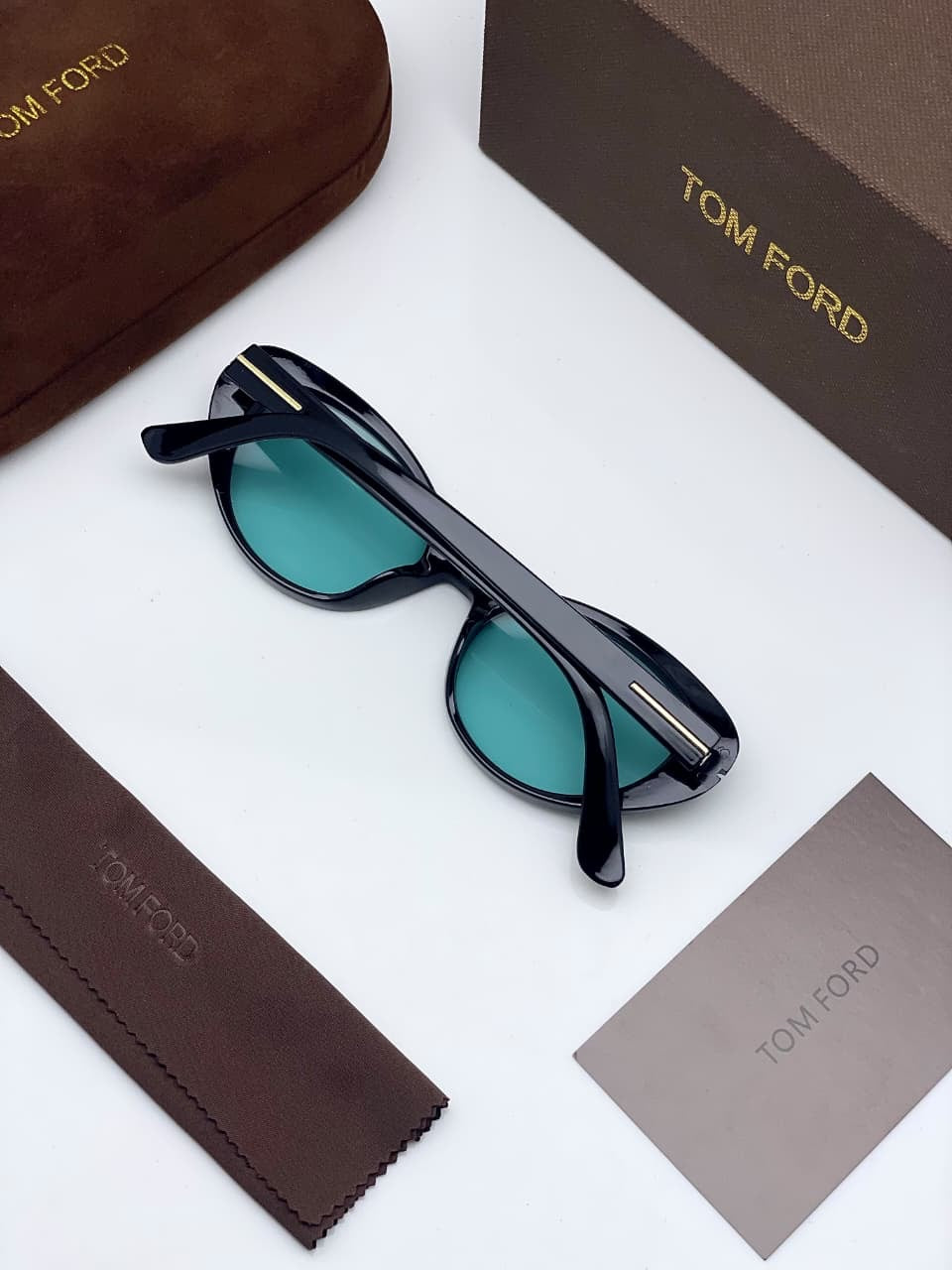 Tom_ford blue shaded black sunglasses for women