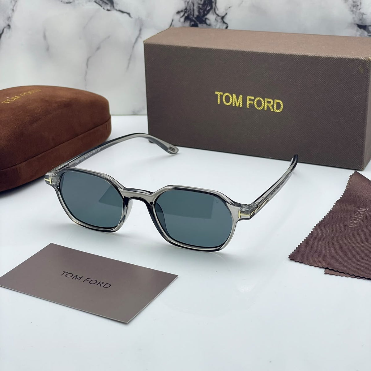 Tom_for_d grey sunglasses with original box kit