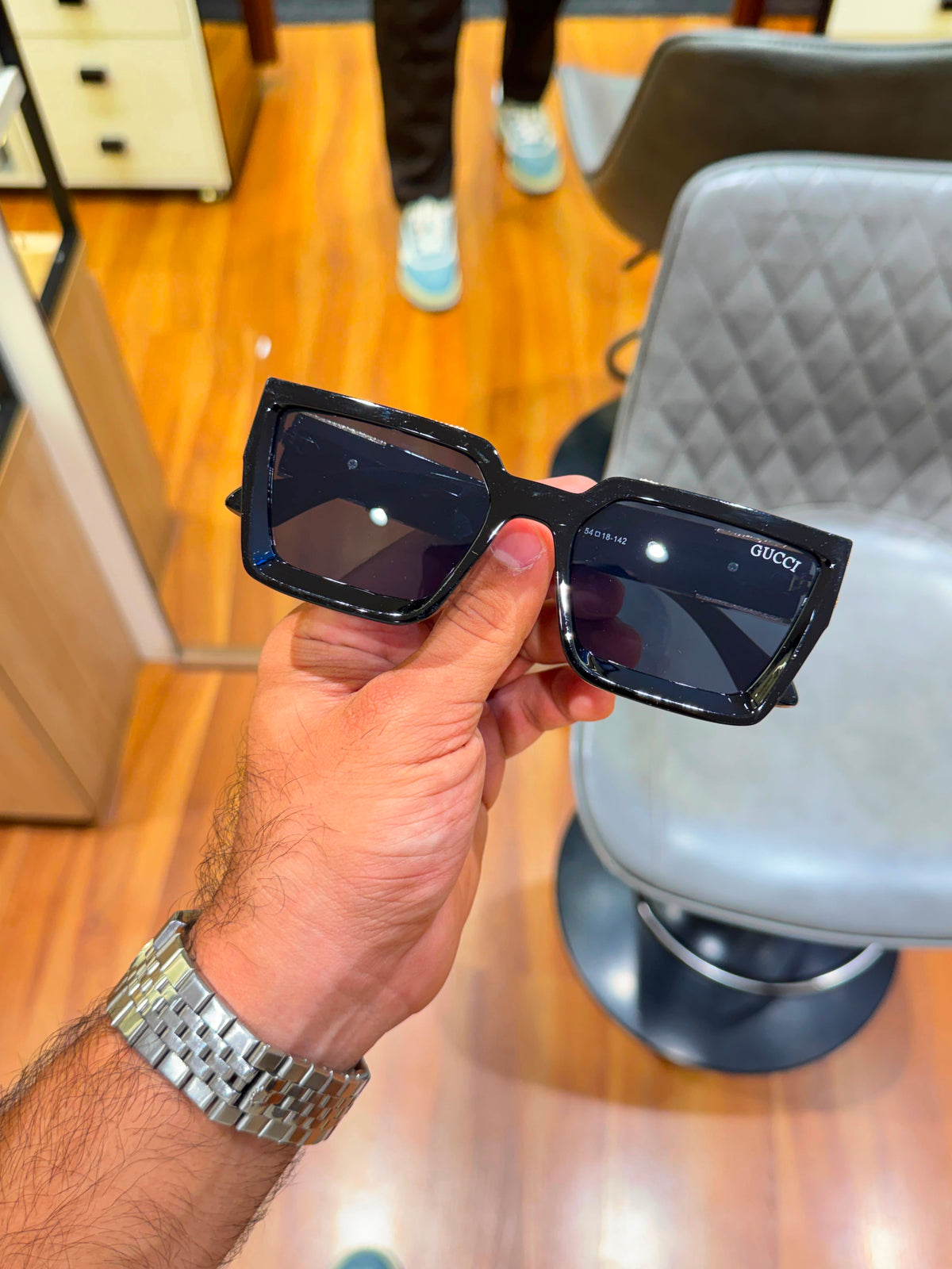 Di_or black golden marking sunglasses