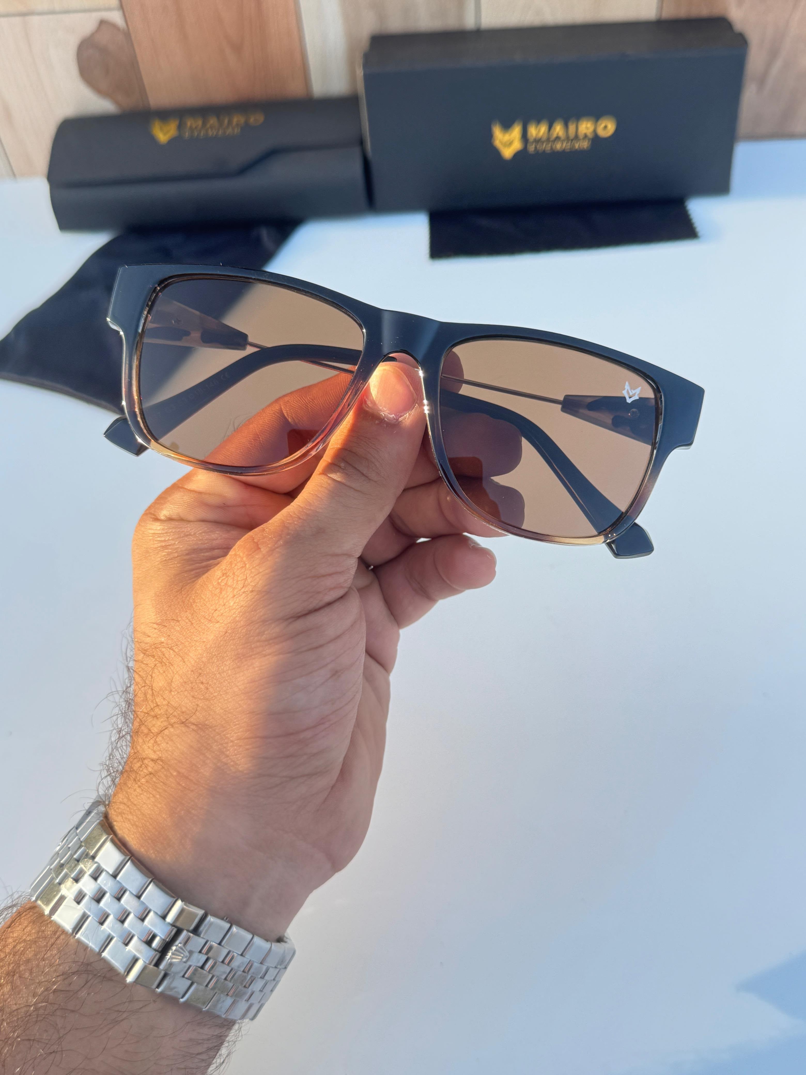 Mai_ro black brown for mens with box kit