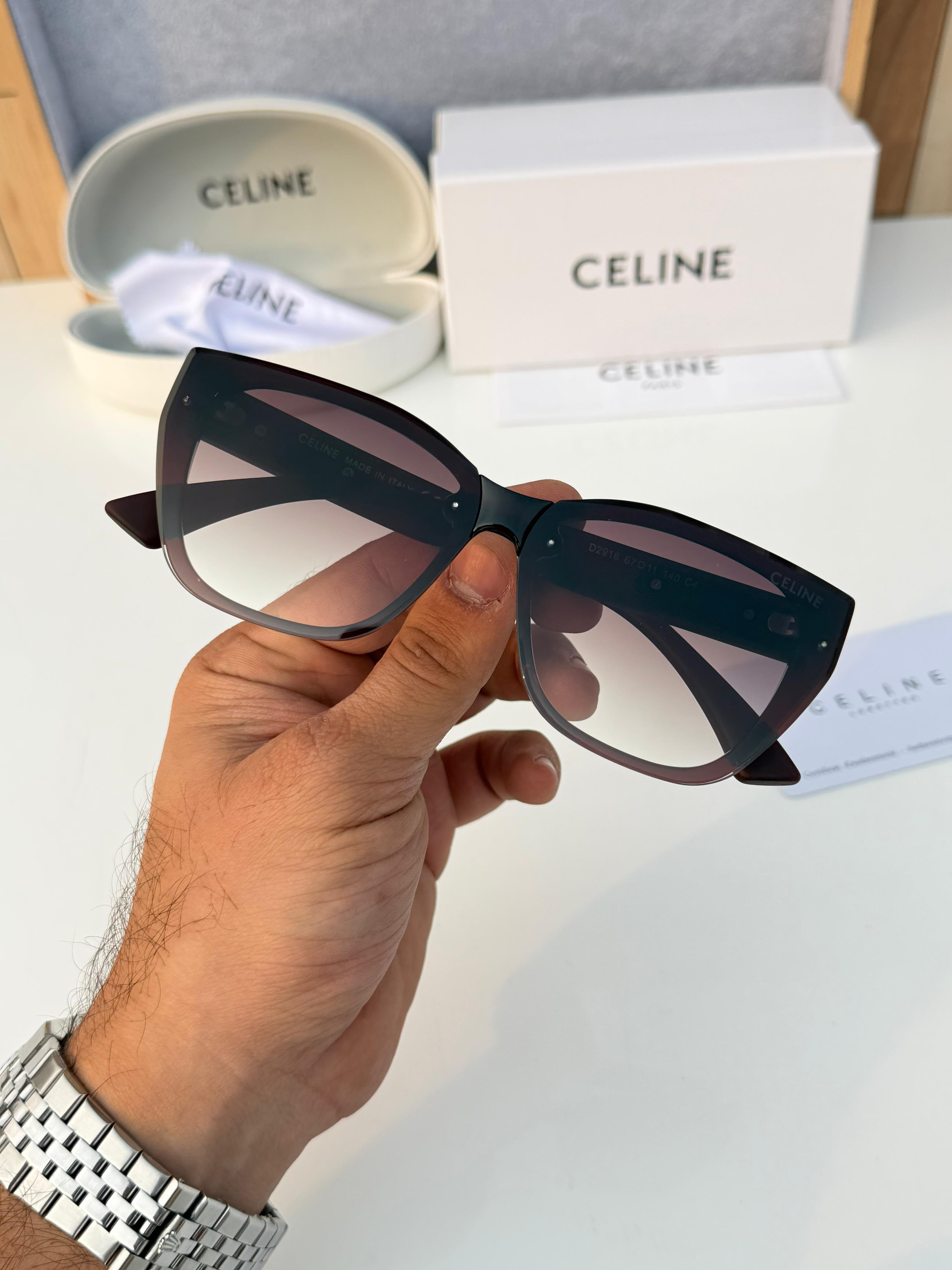 Ce_line brown for women with original box kit